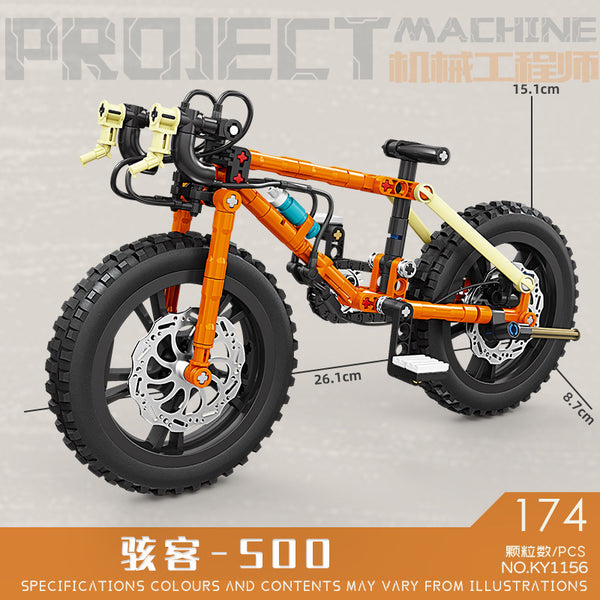 GBL Mechanical Engineer Mountain Off-Road Bicycle Model Building Blocks Toy Set