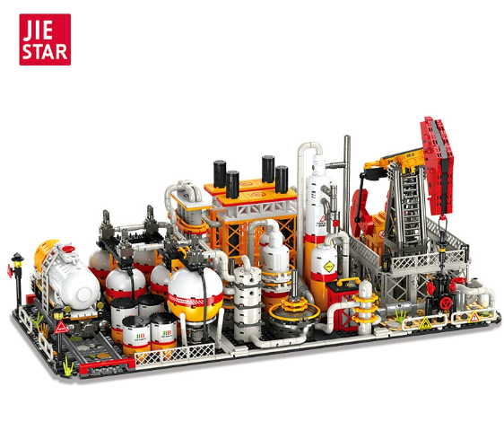 Jie Star Oil & Gas Plant Series – DIY Building Block Sets