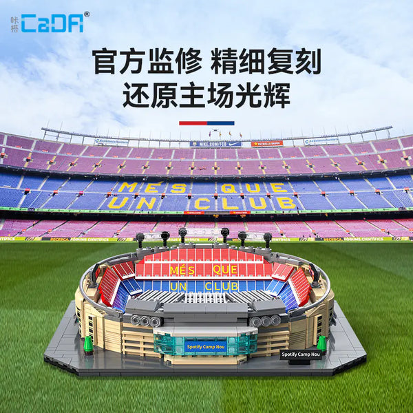 Cada FC Barcelona Camp Nou Stadium Building Blocks Set Collectible Model (C66023)