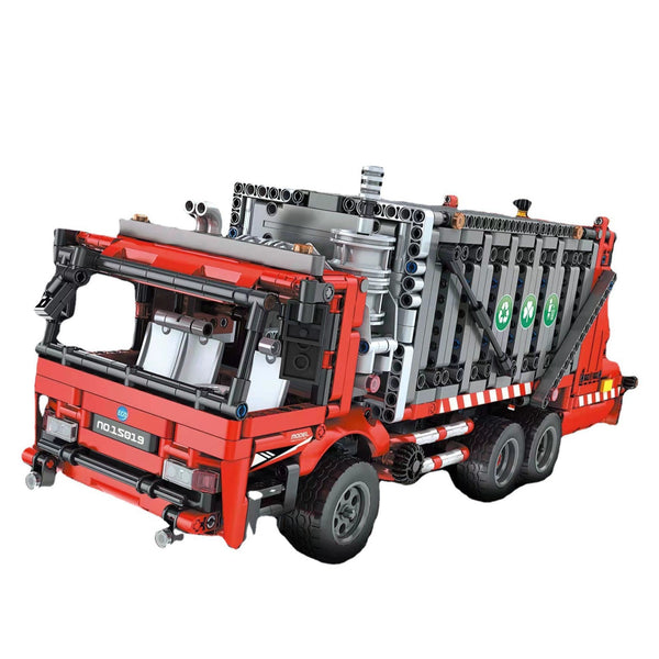 Mould King 15019 Garbage Truck Model – 1689pcs Dynamic Version