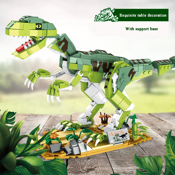 7 Species Dinosaurs Building Block Toy – Giant Dinosaur Models