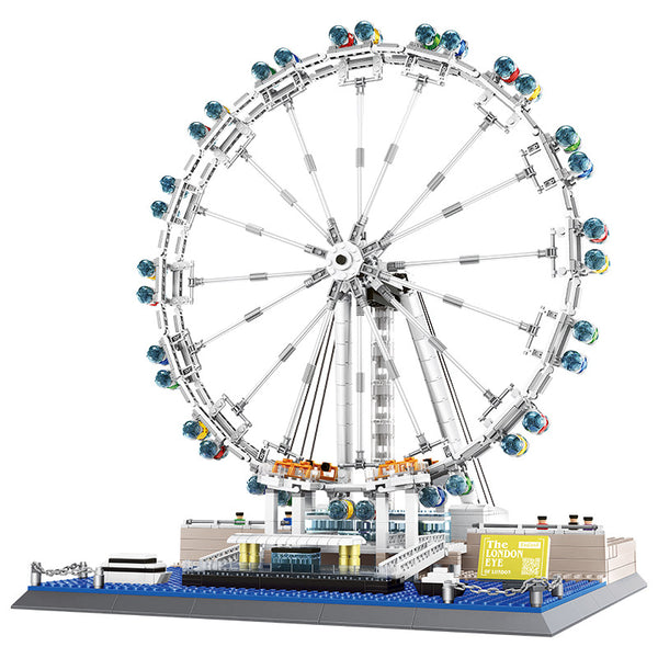 London Eye Architecture Model Building Blocks Set - 1095pcs British Landmark Collection