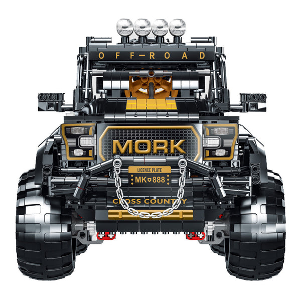 MORK 022016-1 Black Pickup 6*6 Raptor Off-Road  (Static Edition) Black Model