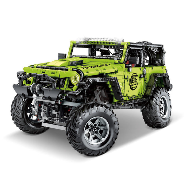 Robin Hood Heavy Modified Off-Road Car Building Blocks Model – Static & Dynamic Versions – 2343 PCS