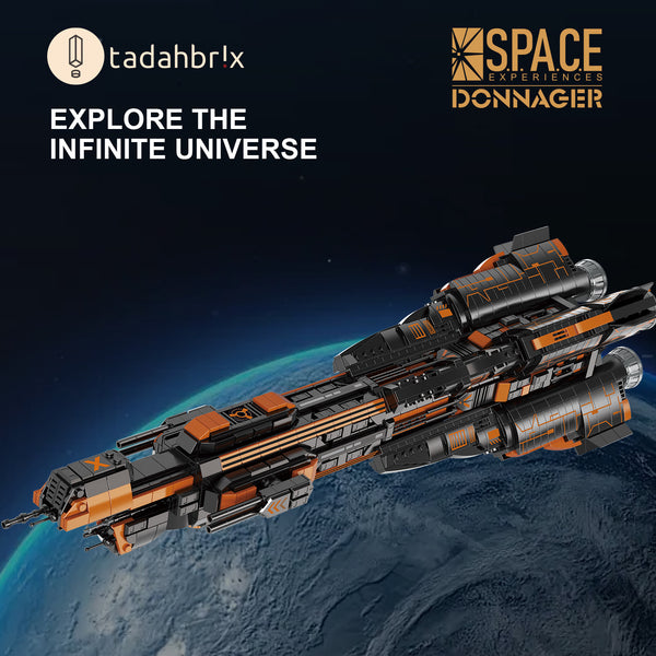 Baka DONNAGER Interstellar Starship Building Blocks – 3271 PCS Spacecraft Model