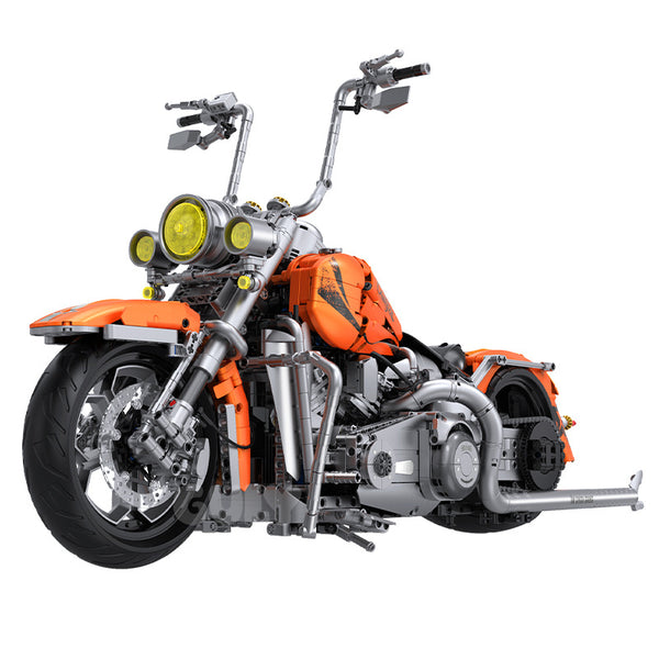 Harley Motorcycle Building Block Set – DIY Puzzle & Remote-Controlled Model
