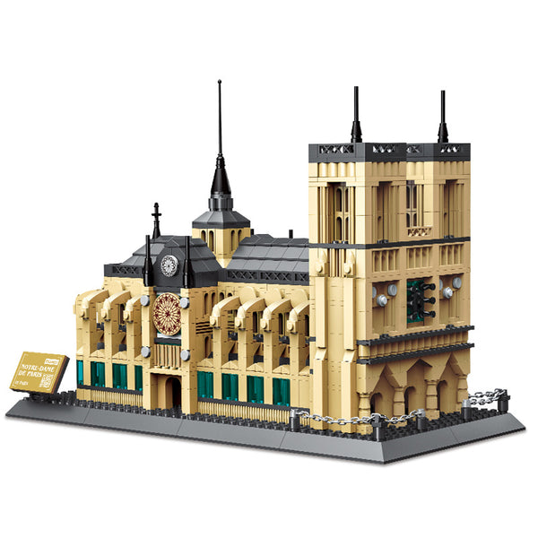 Notre Dame Cathedral Building Blocks Set – Paris, France